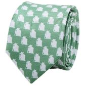 Star Wars Yoda Green and Grey Skinny Tie