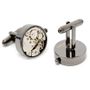 Steampunk Gunmetal Watch Movement Cufflinks