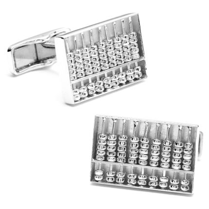 Sterling Abacus Cufflinks