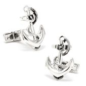Sterling Boat Anchor Cufflinks