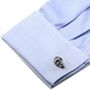 Sterling Fatale Skull Cufflinks