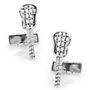 Sterling Lacrosse Stick Cufflinks