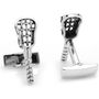Sterling Lacrosse Stick Cufflinks