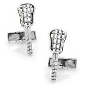 Sterling Lacrosse Stick Cufflinks