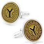 Sterling Ny Subway Token Cufflinks