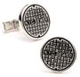 Sterling NYC Manhole Cover Cufflinks