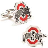 Sterling Ohio State University Buckeyes Cufflinks