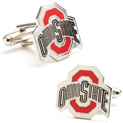 Sterling Ohio State University Buckeyes Cufflinks