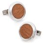 Sterling Opus Leopardwood Cufflinks