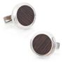 Sterling Opus Wenge Wood Cufflinks