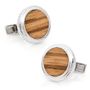 Sterling Opus Zebrawood Cufflinks