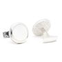 Sterling Round MOP Opus Cufflinks