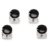 Sterling Silver Classic Formal Black Onyx Studs