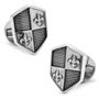 Sterling Silver Shield Cufflinks