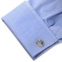 Sterling Silver Shield Cufflinks