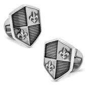 Sterling Silver Shield Cufflinks