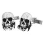 Sterling Silver Skull Piece Cufflinks