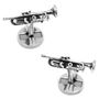 Sterling Silver Trumpet Cufflinks