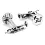 Sterling Silver Trumpet Cufflinks