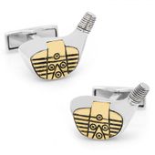 Sterling Vintage Golf Driver Cufflinks