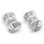 Sterling Vintage Snap Quadrant Cufflinks-CLI-RR-454-QD