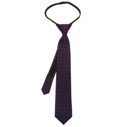 Stormtrooper Dot Boys' Zipper Silk Tie