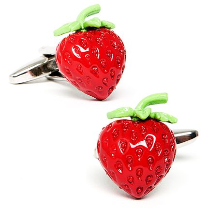 Strawberry Cufflinks