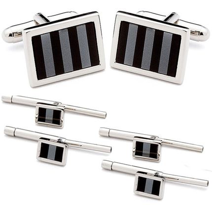 Striped Mosaic Stud Set