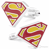 Superman Movie Logo Cufflinks