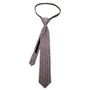 Superman Shield Boys' Zipper Silk Tie