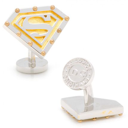Superman Steampunk Cufflinks-CLI-DC-SST-SL