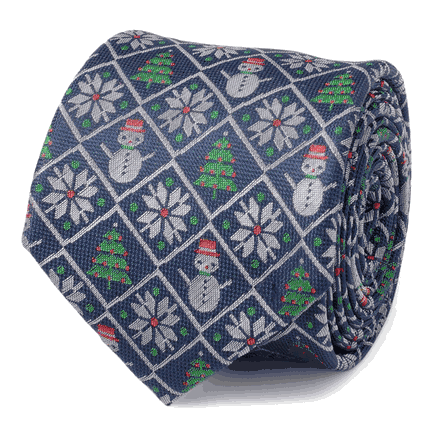 Sweater Weather Blue Men's Tie