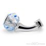 Tateossian Blue Swarovski Rolling Rock Cufflinks