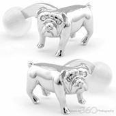 Tateossian Bull Dog Cufflinks