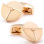 Tateossian Buzz Saw Rose Gold Cufflinks