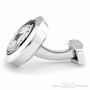 Tateossian Compass Rhodium Cufflinks