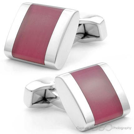 Tateossian Freeway Pink Cufflinks