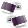 Tateossian Hexagonal Purpal Cufflinks