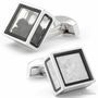 Tateossian Pandora's Box Salt & Pepper Cufflinks