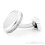 Tateossian Round Cushion White Cufflinks