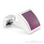 Tateossian Square Cushion Purple Cufflinks