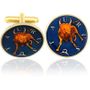 Taurus-The Bull Coin Cufflinks