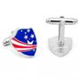 Tea Party Shield Cufflinks
