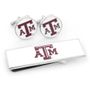 Texas A And M Aggies Cufflinks And Money Clip Gift Set