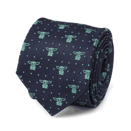The Child Dotted Navy Boy's Tie