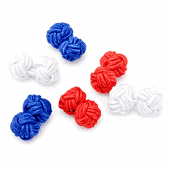 The Patriot Silk Knot Cuflinks