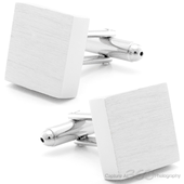 Tom's Silver Square Cufflinks