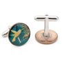 Trinidad and Tobago 1 Cent Coin Cufflinks