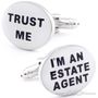 Trust Me I'M An Estate Agent Cufflinks