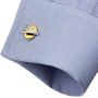 Two Tone Star Trek Delta Shield Cufflinks